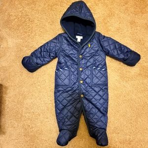 Baby Polo Ralph Lauren Water Repellent Snowsuit Size 6 months